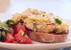 Vegan Tuna Sandwich at Miranda Cafe in North London