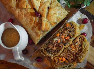 The Vegan Wellington now available in Miranda Cafe at Miranda Cafe in North London