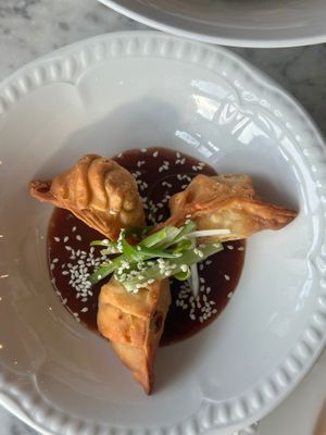 Home gyozas at Miranda Cafe in North London