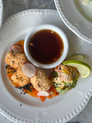 Jackfruit nuggets at Miranda Cafe in North London