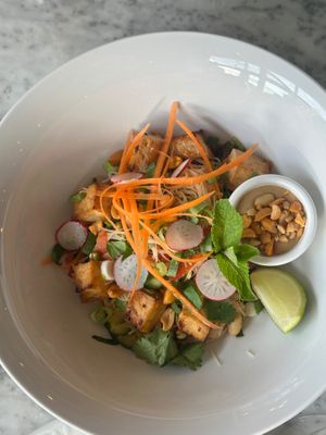 Spring Pad Tai at Miranda Cafe in North London