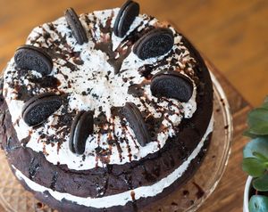 Oreo Vegan Cake at Miranda Cafe in North London