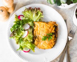 Vegan Shepherd's Pie at Miranda Cafe in North London