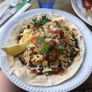 Vegan ‘huevos’ rancheros at Miranda Cafe in North London