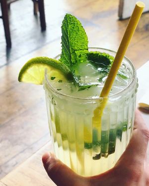 Lychee mojito  at Miranda Cafe in North London