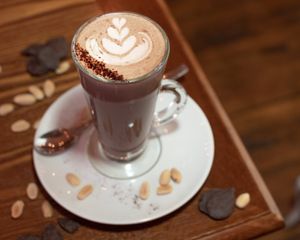 Peanut Butter Hot Chcolate at Miranda Cafe in North London