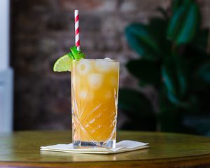 Sugarcane Ginger Mint Lemonade at Miranda Cafe in North London