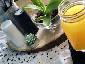 Passion fruit juice  at Sweet and Blue in Willemstad