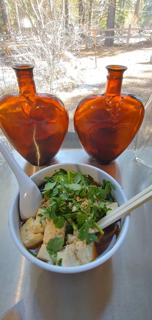 Teriyaki Bowl at Stony Ridge Uncommon Kitchen in Tahoe City