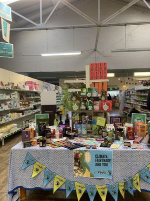 Fair trade products   at Fairhaven Wholefoods in Letchworth