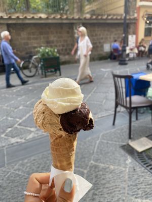   at Bougainvillea Gelateria in Sorrento
