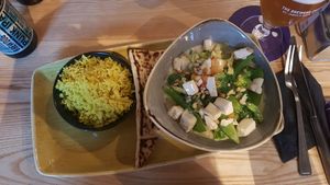 Vegan Green Curry at Y Not Bar & Grill in Thurso