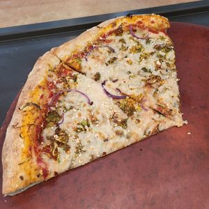 Red onion Brussels pizza at Whole Foods Market in Cedar Park