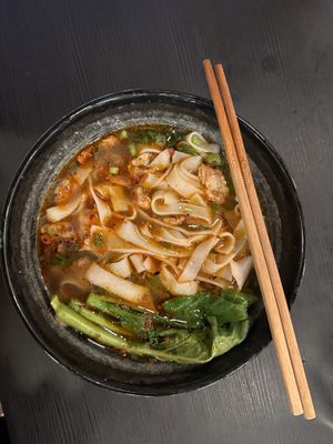 This soup was to die for. Must try the chicken!  #Veganuary at Jade Rabbit in Portland