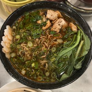 fiery wind noodle soupp  at Jade Rabbit in Portland