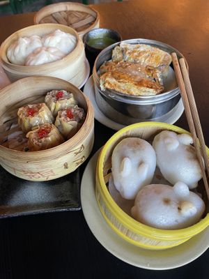 All great but we liked the ones with red on top best   at Jade Rabbit in Portland