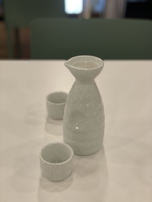 Cloudy sake  at Jade Rabbit in Portland