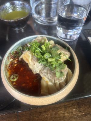 Chili wontons 🌶️   at Jade Rabbit in Portland