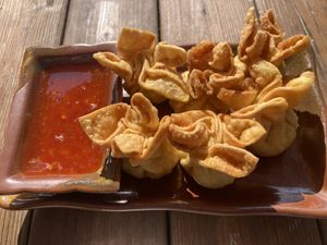 Crab rangoons - our favorite! 🤤   at Jade Rabbit in Portland