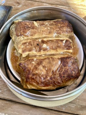 Can’t remember what these are called, but not only are they unattractive, they fall apart and are difficult to eat.  at Jade Rabbit in Portland