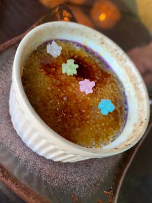 Ube Creme Brulee  at Jade Rabbit in Portland