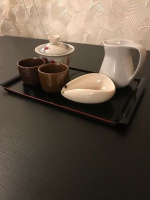 Tea service  at Jade Rabbit in Portland