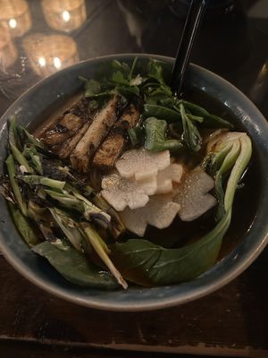 Firery Wing Noodle Soupp  at Jade Rabbit in Portland