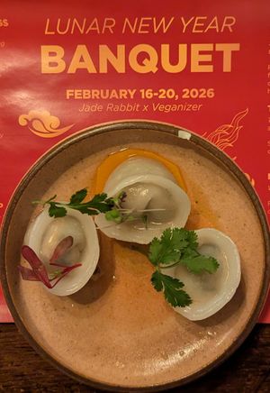 Crystal Skin Dumplings at Jade Rabbit in Portland