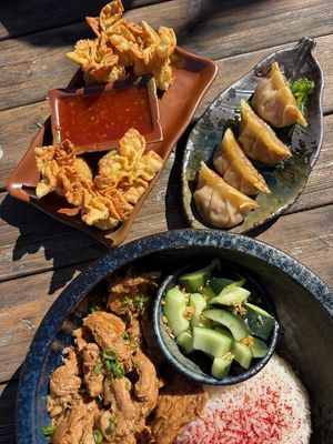 Rangoons, Potstickers, at Jade Rabbit in Portland