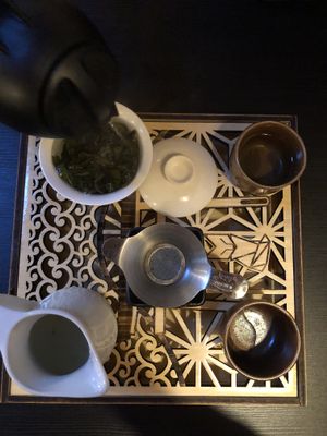 Top Shelf oolong tea at Jade Rabbit in Portland