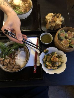 Crispy cucumber  at Jade Rabbit in Portland