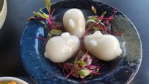 Rabbit-shaped buns at Jade Rabbit in Portland