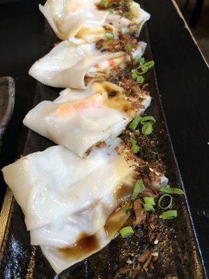 Cheung fun - good but tasted too much like real bacon for me at Jade Rabbit in Portland