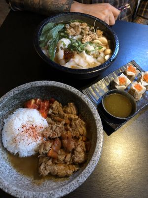 Adobo, Ichiza Noodle Soup & Shumai at Jade Rabbit in Portland