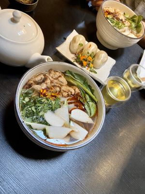 Chicken herb ramen  at Jade Rabbit in Portland
