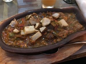 Vegan casserole  at Tuckerbox in White River Junction