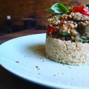 Kinoa salad at KOLO in Kyiv