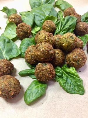 Falafel at KOLO in Kyiv