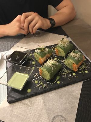 Spring rolls at KOLO in Kyiv