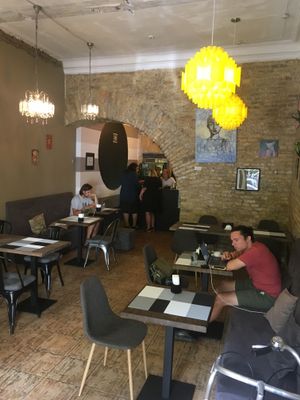 View from the entrance at KOLO in Kyiv