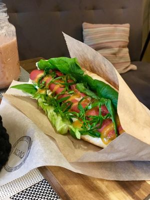Vegan Hotdog at KOLO in Kyiv