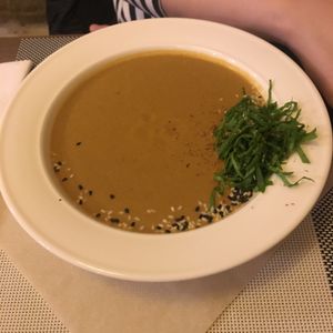 Mushrooms soup at KOLO in Kyiv