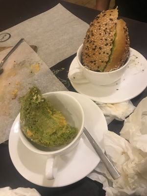 Oops, forgot to take a photo of the food...! It was pretty good. Pumpkin soup REALLY good   at KOLO in Kyiv