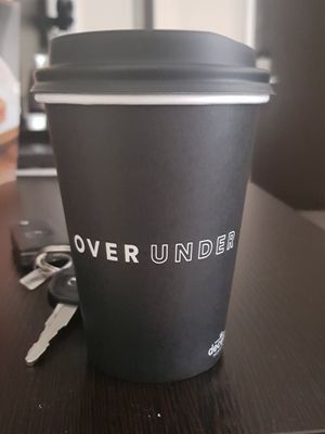 Great coffee at Over Under Coffee in South West London