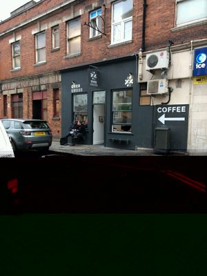 outside at Over Under Coffee in South West London