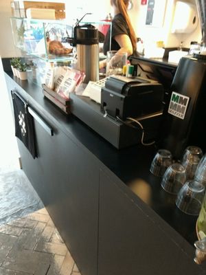 counter at Over Under Coffee in South West London