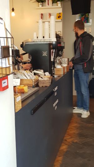 Counter at Over Under Coffee in South West London