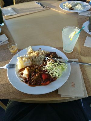 vegan food and juice  at DaTerra  in Viseu