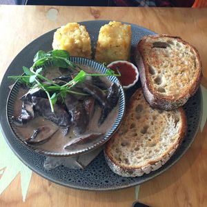 mix of sides at Rabbit Cafe in Auckland