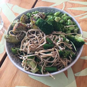 cabinet salad mix  at Rabbit Cafe in Auckland